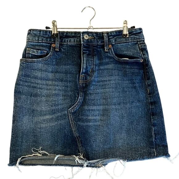 MSRP $134 | Boho Blouse + Denim Skirt + Bling Belt Bundle S-M | SAME DAY SHIP - Picture 9 of 11